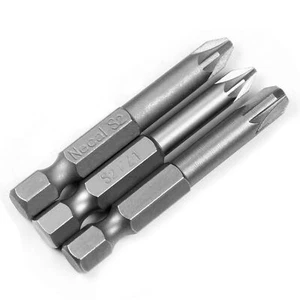 Pozidriv Screwdriver Bits PZ1+PZ2+PZ3 Pozidriv Head Screw Driver Bit with 1/4... - Picture 1 of 8
