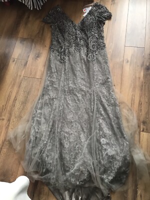 grey dress size 18 Camille Long additionaeyos25