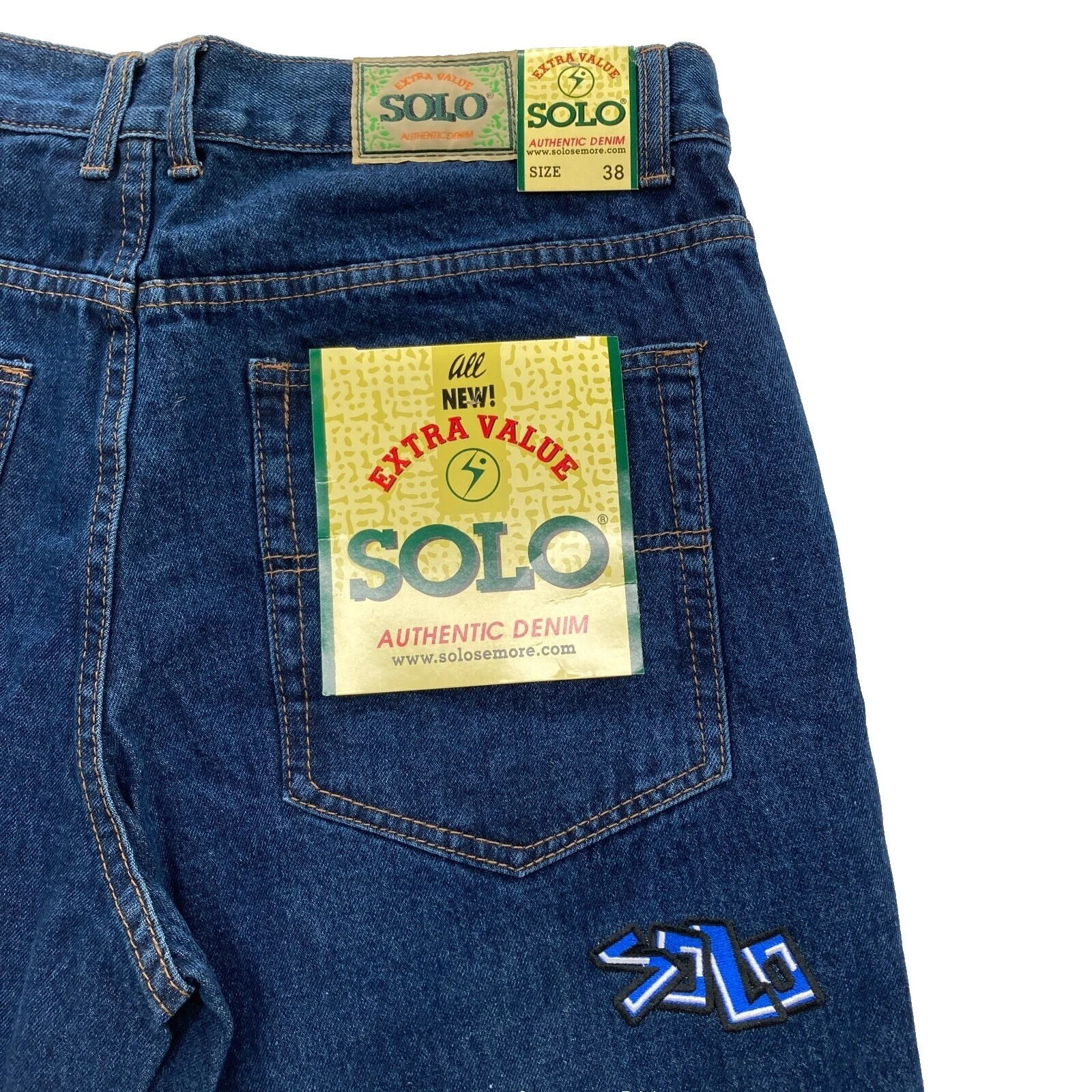 Solo Jeans de Algodão para Homens