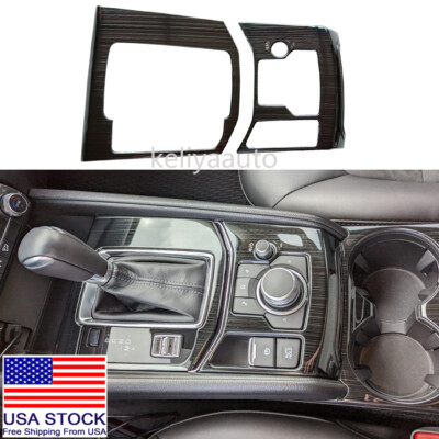 For 2017-2025 Mazda CX5 CX-5 Accessories Center Console Gear Shift Panel Cover