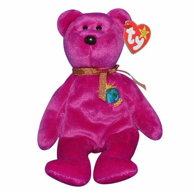 Ty Beanie Babies Millennium Bear Birthday January 1 1999 b1