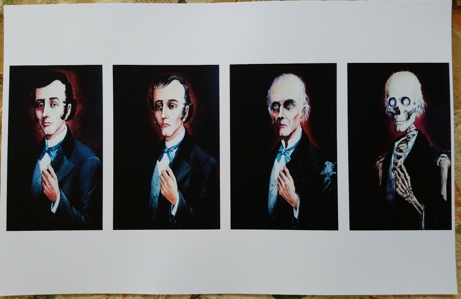 Haunted Mansion Master Gracey Art Print 13x19 Disney Satin Poster