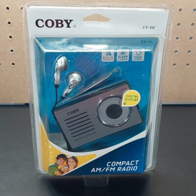 Coby Digital Display AM/FM Radio Model CX-50