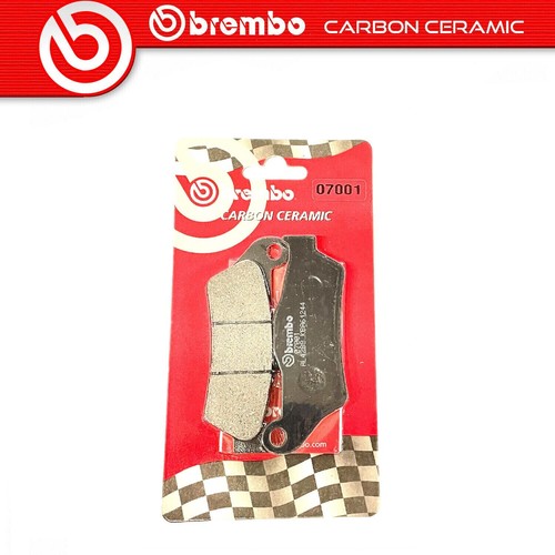 4 Pastillas de Freno Delantero Brembo Carbono Ceramic 07001 Aprilia Srv 850 2012 - Imagen 9 de 9