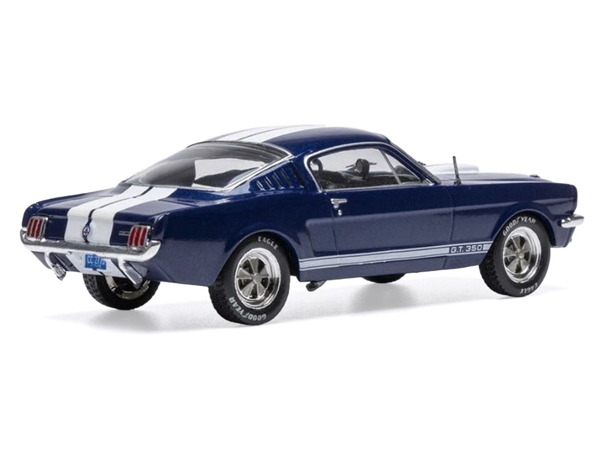 1965 SHELBY GT350 DARK BLUE 1/43 DIECAST MODEL CAR BY IXO