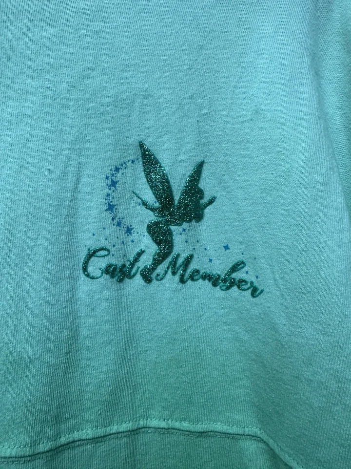 Disney Spirit Jersey Unisex XS Tinkerbell Cast Member Ombre Green Long Sleeve - Изображение 4 из 4