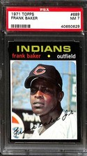 1971 Topps #689 Frank Baker PSA 7 NM 40650629 