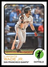 LaMonte Wade Jr. 2022 Topps Heritage #576 Giants MLB READ FREE SHIP AutographDen