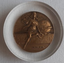 Delta Airlines - Boeing 727 - Bronzemedaille in Acryl - 1974 - Joseph DiLorenzo