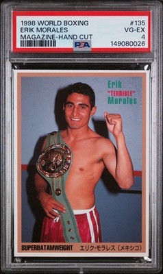 Morales M-50 レアです 1998 WORLD BOXING ERIK MORALES MAGAZINE- HAND CUT #135 | eBay