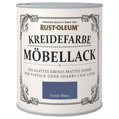 Rustoleum Kreidefarbe Tinte Blau 750 ml Holzfarbe Möbellack Kreidig-Matt Finish