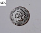 1887 Indian Head Penny Cent ~ Very Fine VF ~ ZI167