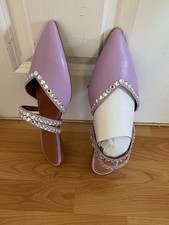 ASOS Design Laurie Embellished Pointed Ballet Mules Size 9