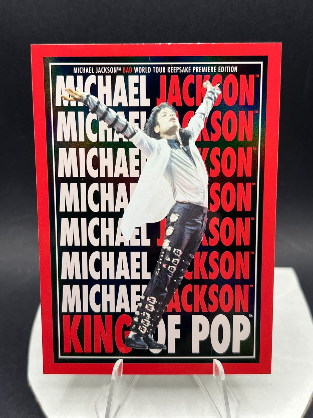 2025 Keepsake Michael Jackson Bad World Tour Edition Red #196 #D /87 -656
