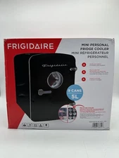 Frigidaire Retro Portable Mini Fridge, 9-Can Capacity, EFMIS197-BLACK