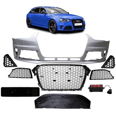 Stoßstange vorne für SRA+PDC + Wabengrill passt für Audi A4 B8 8K 11-16 kein RS4