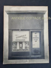 1918 antique PHOTO willimantic ct DINNEEN STUDIO PHOTOGRAPHER wwi camera soldier