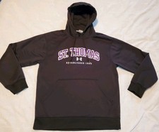 University of St. Thomas Tommies Under Armour Black Hoodie Sweatshirt Mens Small