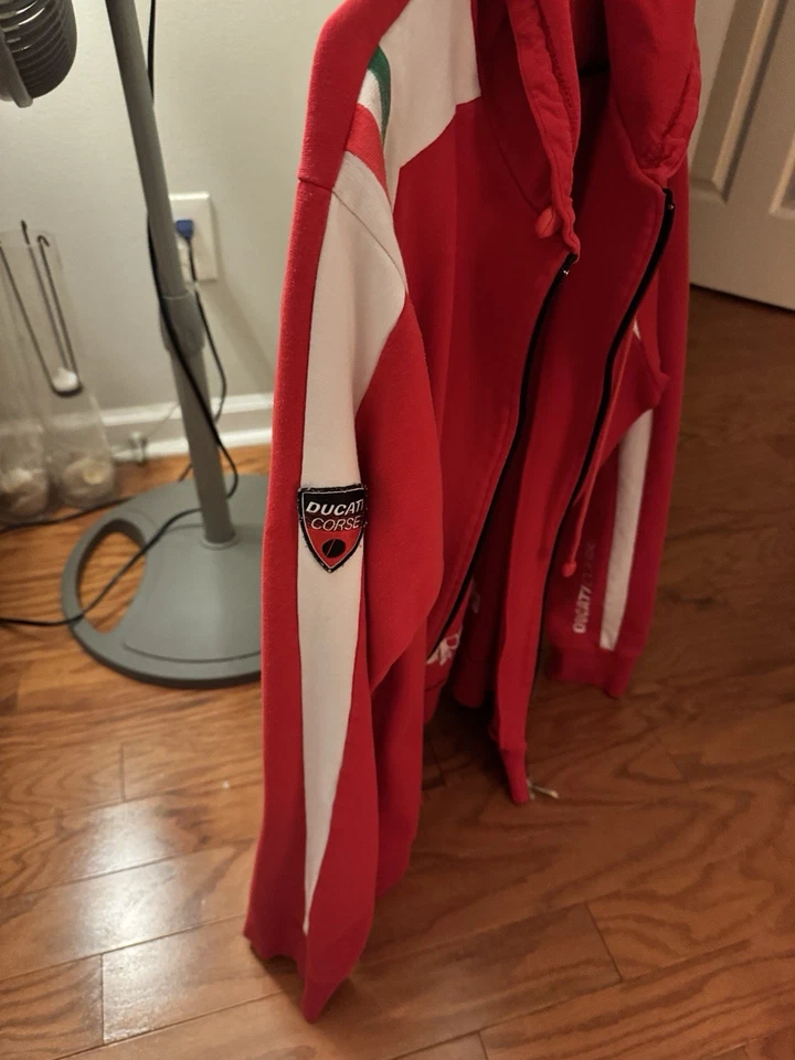 Sudadera con capucha oficial Ducati Corse Racing XXl Foto 2 de 4