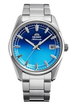 Unused ORIENT Contemporary Straight RN-AC0R09L Blue Stainless Men's Watch in Box