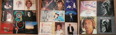 Barry Manilow Record Collection - 22 Vinyl 33 RPM LP's - Some Very Rare!
