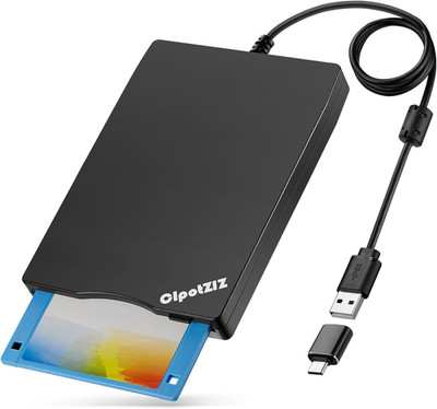 Floppy Disk Reader 3.5 Inch External USB A&C Floppy Disc Drive 3 1/2 Floppy