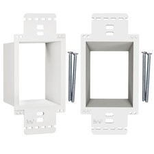 2 Pack Electrical Outlet Box Extender 1 Gang - Electrical Box Extender with 4...