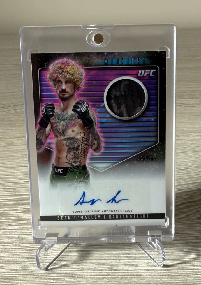 Carte Sportive 2024 Topps UFC Sean O'Malley Patch Auto - Chrome, Signée, Near Mint