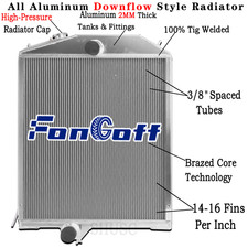 Tractor Radiator Fits John Deere 4640 4840 Re21896 Re21895 Ar79458 Ar79456