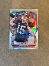 2022 Bowman U Chrome Ty Simpson 1st Bowman Refractor Auto /499