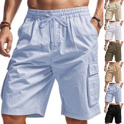 Loose Breathable Multi-Pocket American Cargo 5 Inch Shorts