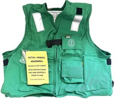 Mustang Survival Life Preserver Vest XXL USN MK-1 Flight Deck MD3040 Green NEW