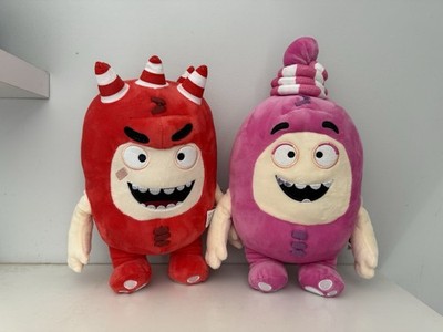 Oddbods 12 Zoll Newt Pink & Red Fuse Plüsch Weich Kuscheltier Figuren von One Animation