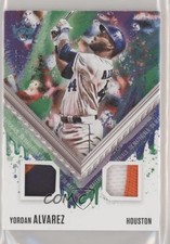 2021 Diamond Kings DK Materials Holo Platinum Blue 13/25 Yordan Alvarez 0sw9