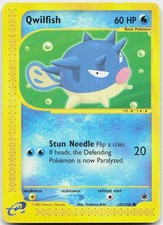 Qwilfish 127/165 Common Expedition Base Set Pokemon Damaged on eBay
