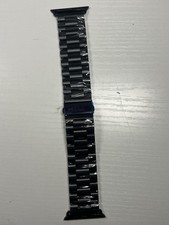 Stainless Steel Watch Band Black Compatible with Apple 42/44mm Band Only New