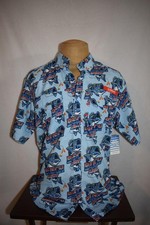 Magellan Outdoors Men's Laguna Madre Busch Light Summer Catch Fish Shirt NWT