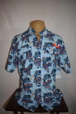 Magellan Outdoors Men's Laguna Madre Busch Light Summer Catch Fish Shirt NWT