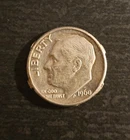 1960 D ROOSEVELT DIME, 90% Silver in circulated condition