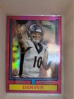 2024 Topps Chrome - 1974 Topps Football Bo Nix #74TF-4 Pink Refractor (RC)