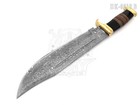 18" Large Handmade Forged Crocodile Dundee Knife, Damascus Steel Blade HK-19-B — photo 2