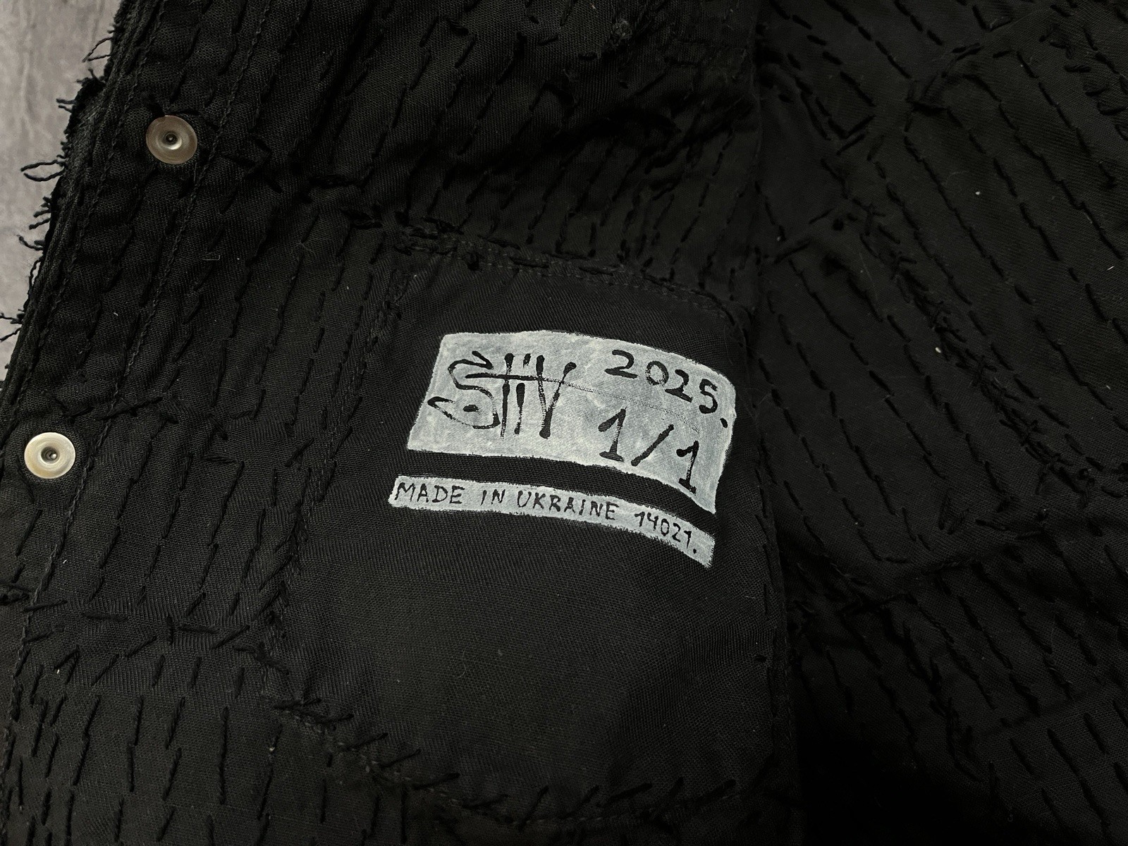 Unique Handmade Levi’s Boro & Patchwork Oversize … - image 12