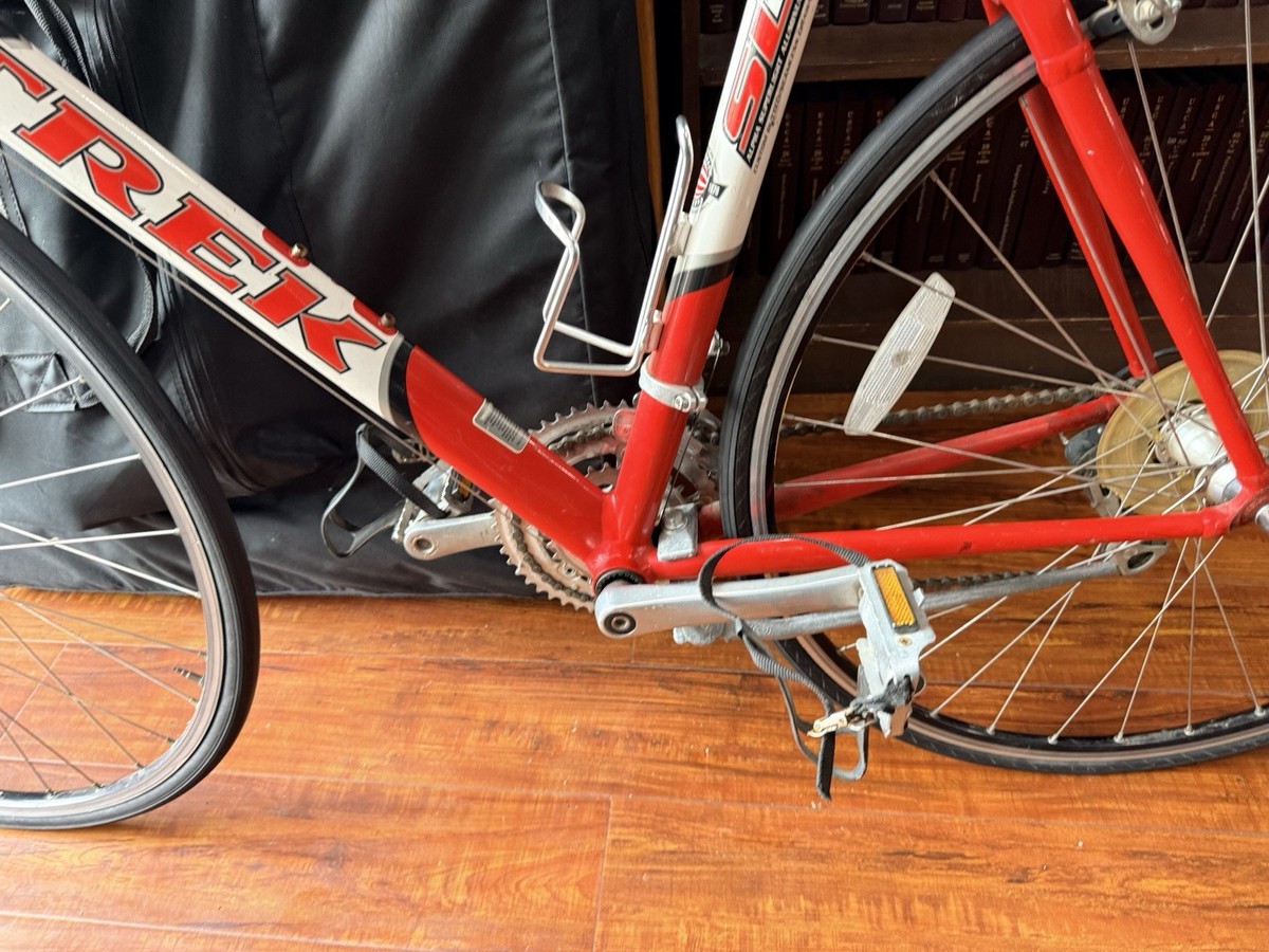 Trek 1200 SL Road Bike 700C 56cm Red Drop Bar Aluminum Derailleur