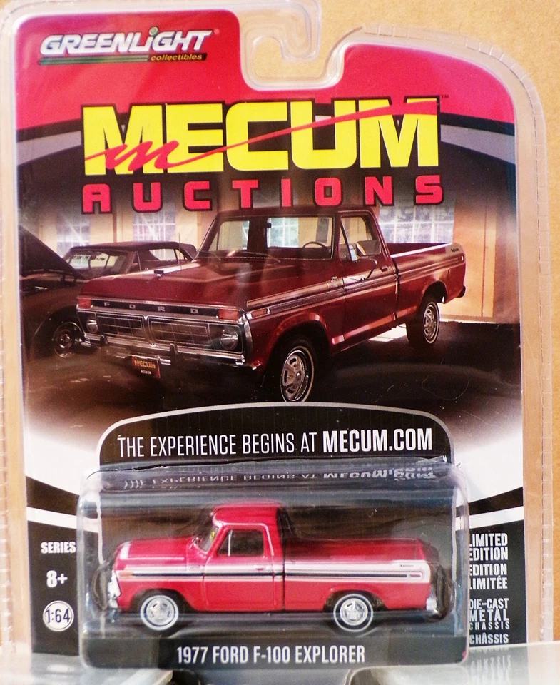1977 年福特 F-100 Explorer Mecum 拍卖售价 24,750 美元...绿灯...1:64 — 第 2/4 张图片