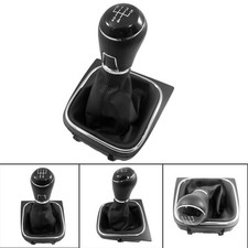 Schaltknauf Schaltsack Schaltmanschette Für VW Golf V VI 5 6 2005 - 2014 5 Gang
