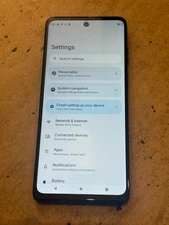 Motorola G Stylu Blue XT2215-2 AT&T 128gb Cell Phone