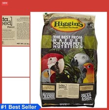 Parrot Food Seed Mix 25 Lb Bag Dried Fruits Vegetables Nuts Extruded Morsels