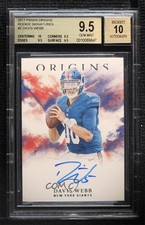2017 Panini Origins Rookie Auto Davis Webb #RA-DA BGS 9.5 GEM MINT Auto i8r