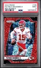 2024 PANINI PRIZM RED SPARKLE #138 PATRICK MAHOMES II PSA 9