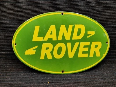 Porcelain Land Rover Metal Sign Plate Size 20" x 13" Inches - image 1 of 4